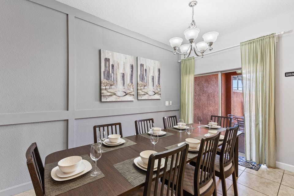 Open dining area