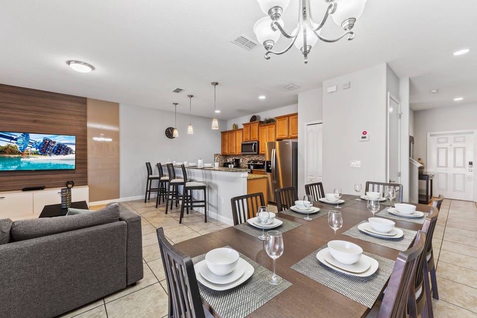 Open dining area