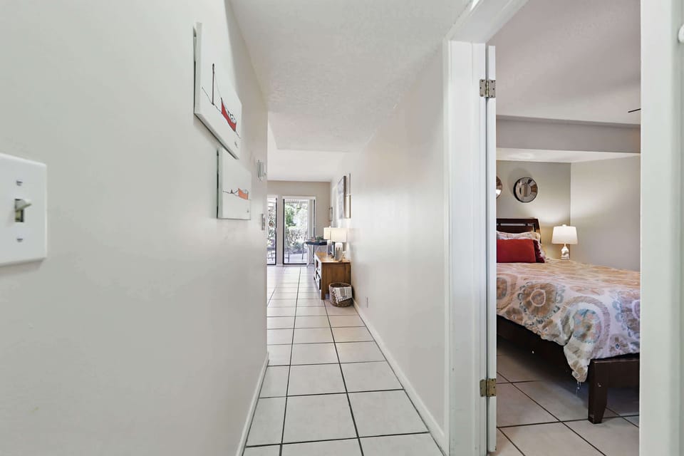 A serene foyer will welcome you home