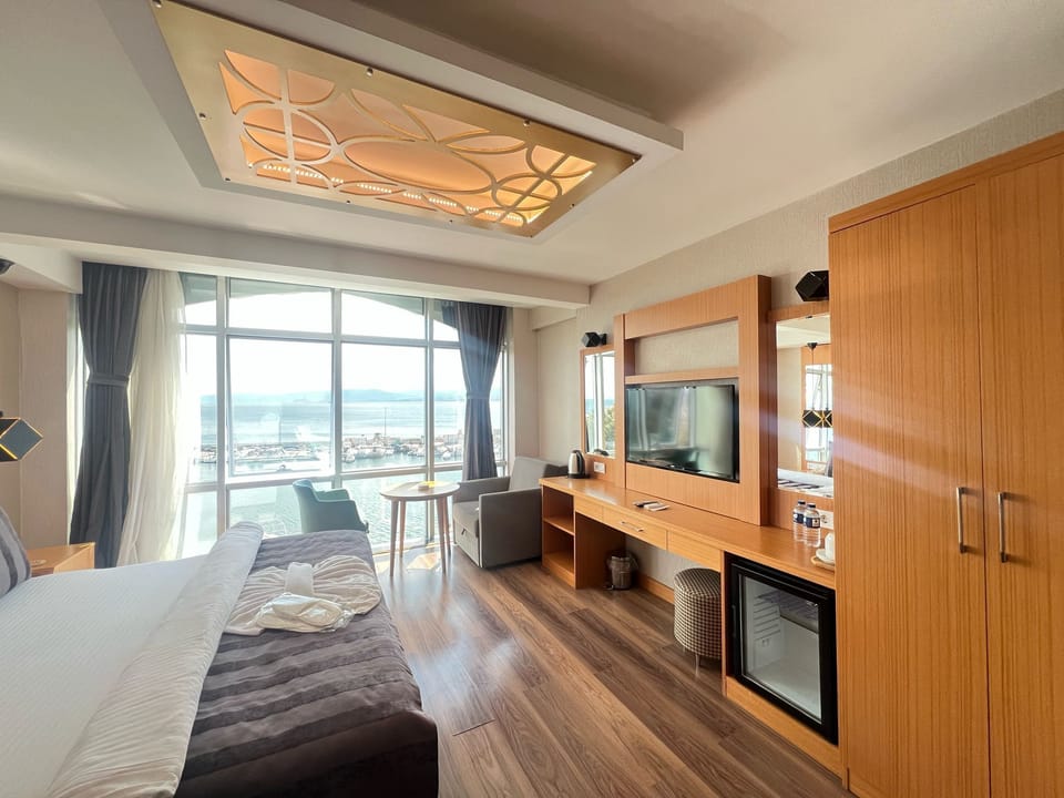 Standard Double Room, Sea View | Desk, free WiFi