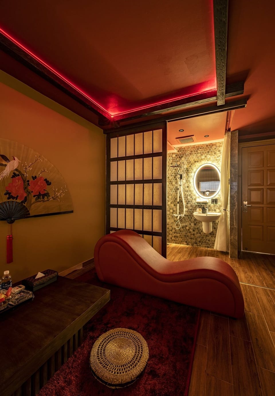 Japanese-style Double Room, 1 Queen Bed, City View | Bathroom | Free toiletries, hair dryer, slippers, bidet