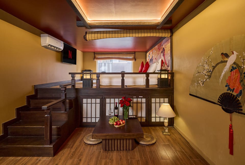 Japanese-style Double Room, 1 Queen Bed, City View | View from room