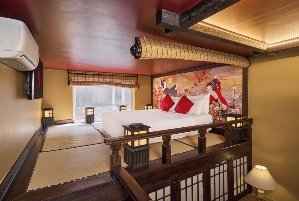 Japanese-style Double Room, 1 Queen Bed, City View | Premium bedding, Select Comfort beds, minibar, individually decorated
