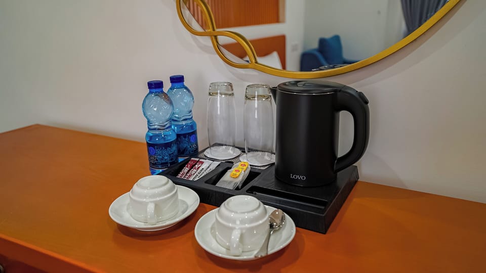 Standard Double Room, Non Smoking | In-room safe, desk, laptop workspace, soundproofing