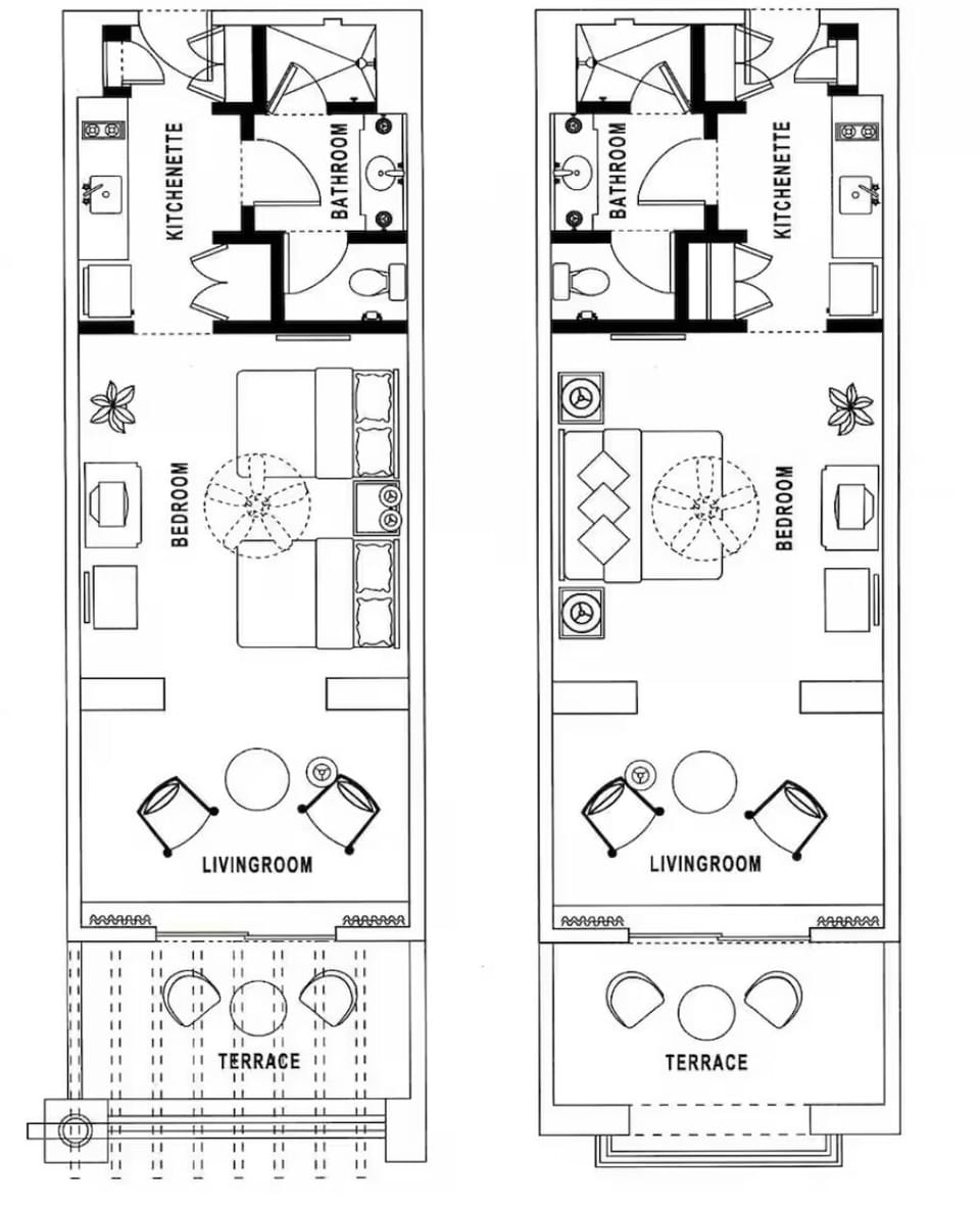 Deluxe Suite, Beach View | Floor plan