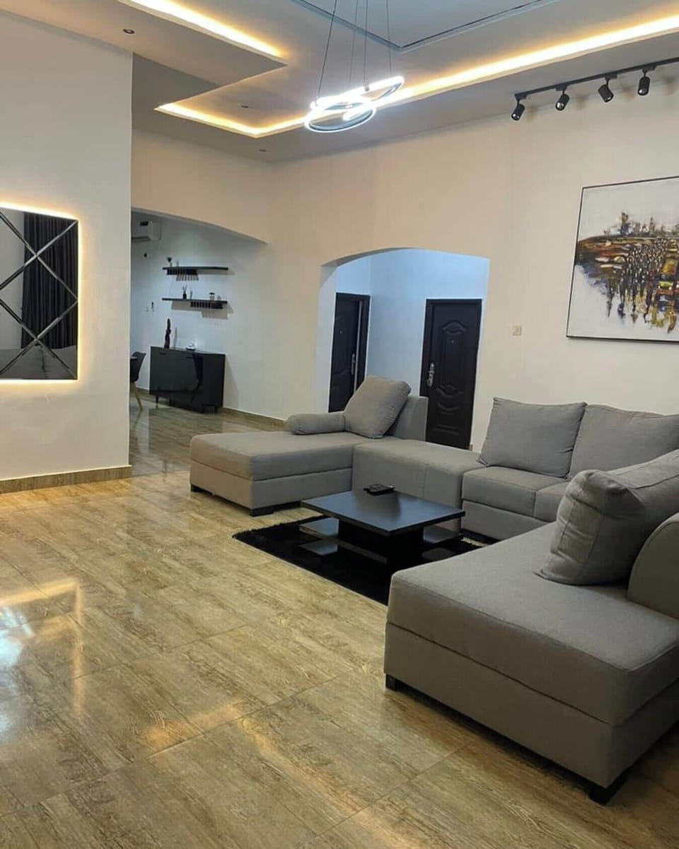 Deluxe Apartment, Balcony, City View | Living area