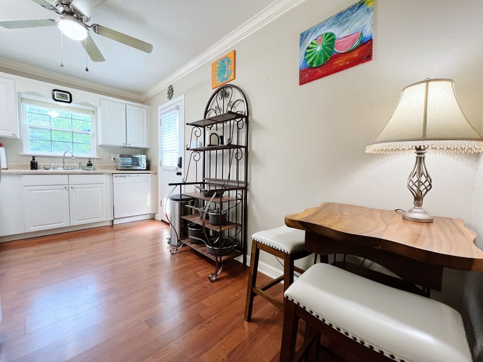 Fully stocked kitchen, perfect for meals in-between adventures!