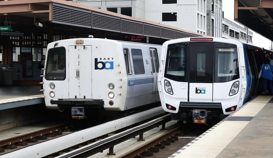 BART station is a 6 min drive by car or bus. Take it to SF or Oakland airport.