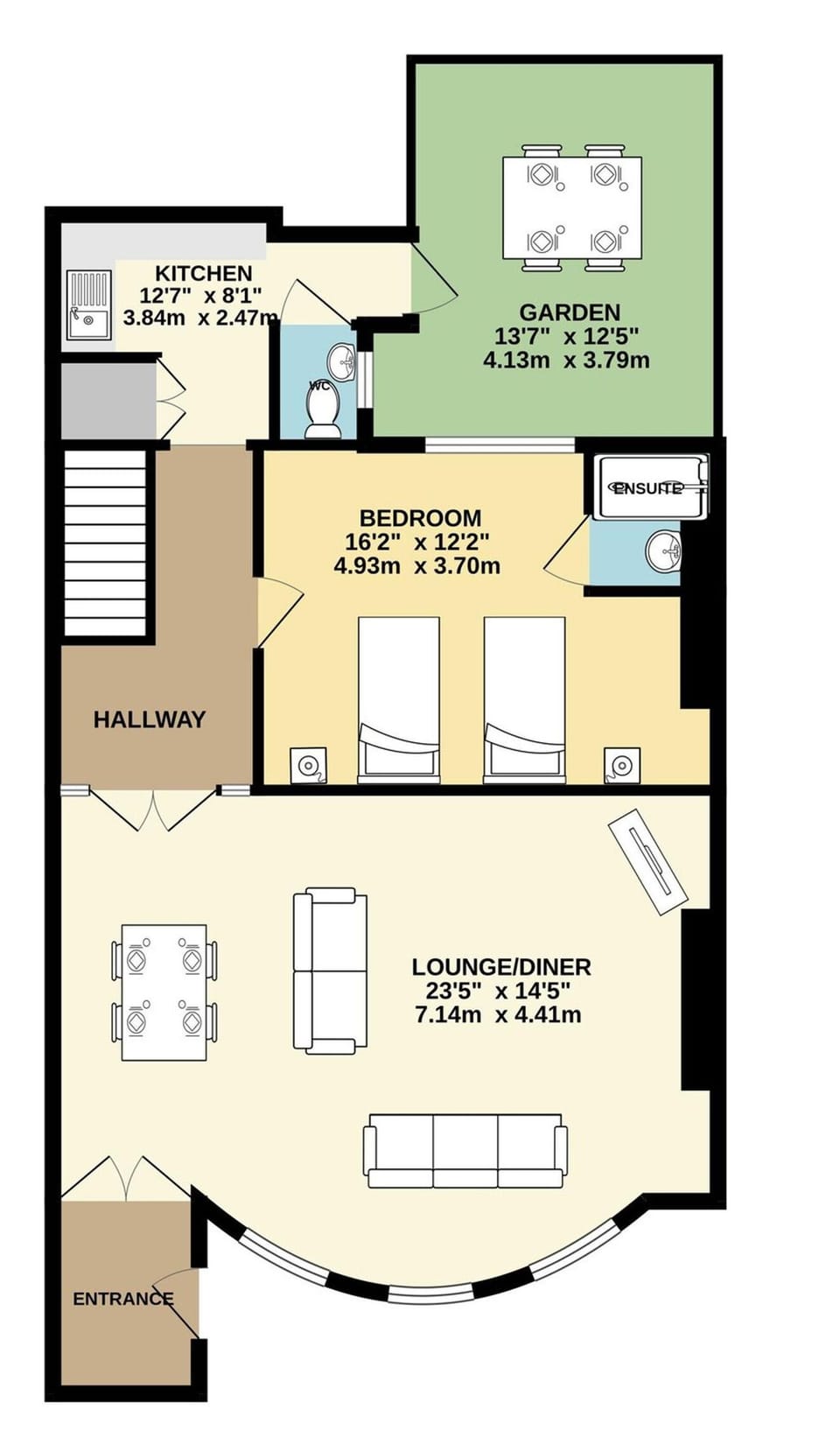 Apartment | 1 bedroom, Internet