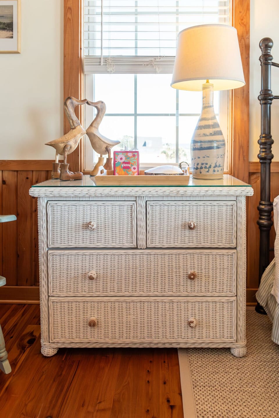 Thoughtfully curated coastal décor and storage touches that make your stay feel warm, inviting, and effortlessly comfortable