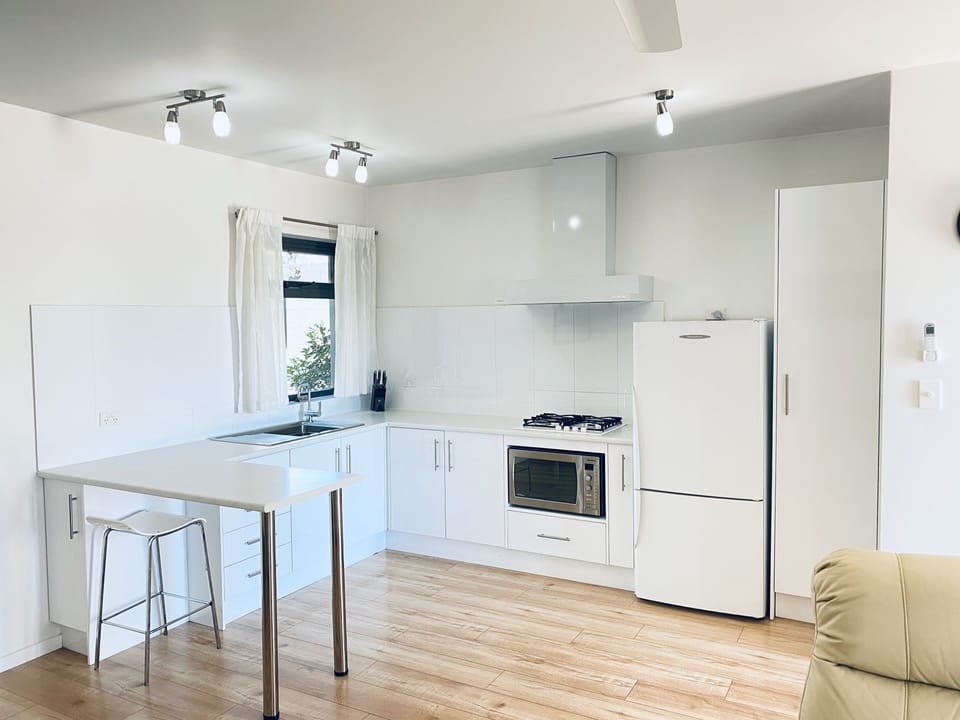 Apartment, 1 Bedroom, Ocean View | Private kitchen | Full-size fridge, microwave, stovetop, coffee/tea maker