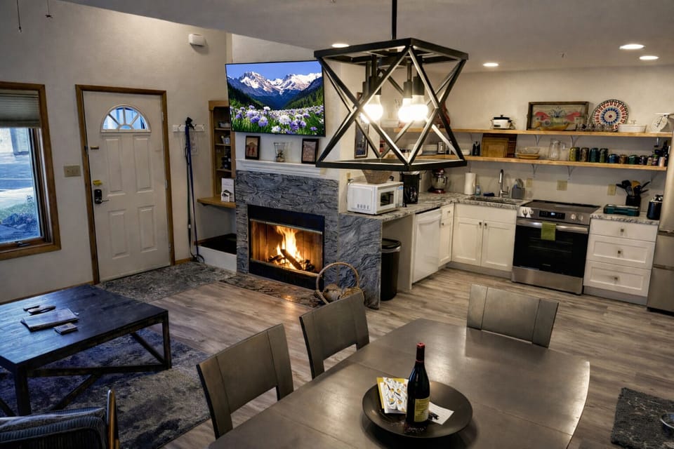 Living Room and Dining Area