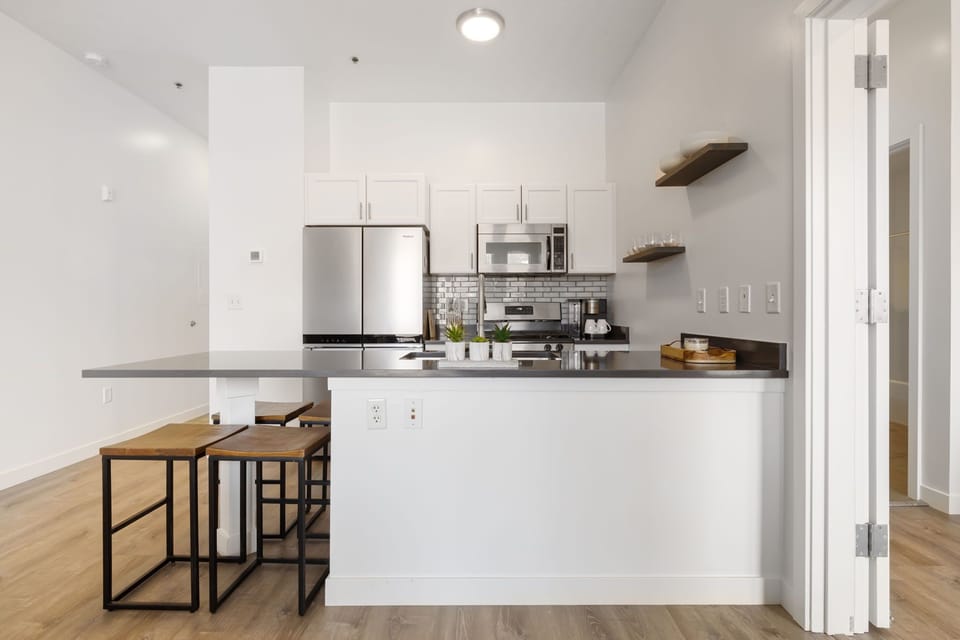 kitchen at The Mason luxury condo in park city