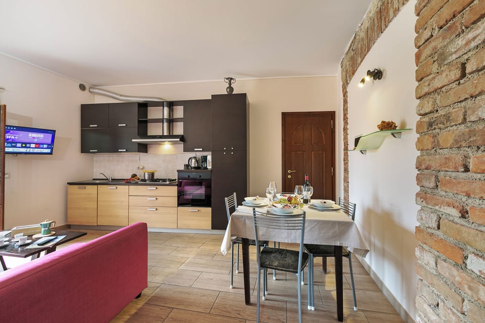 Kitchen and dining area