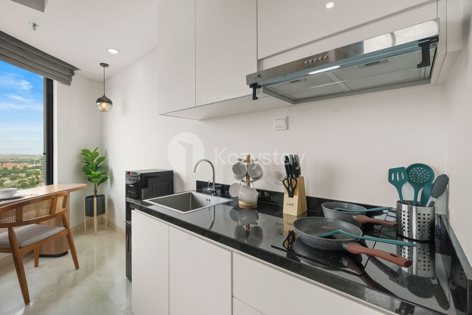 Apartment, 1 Bedroom, City View | Private kitchen