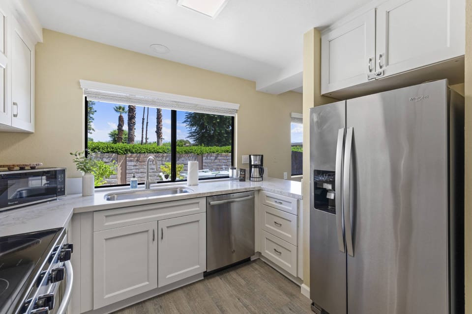 Kitchen Opening onto Private Front Patio