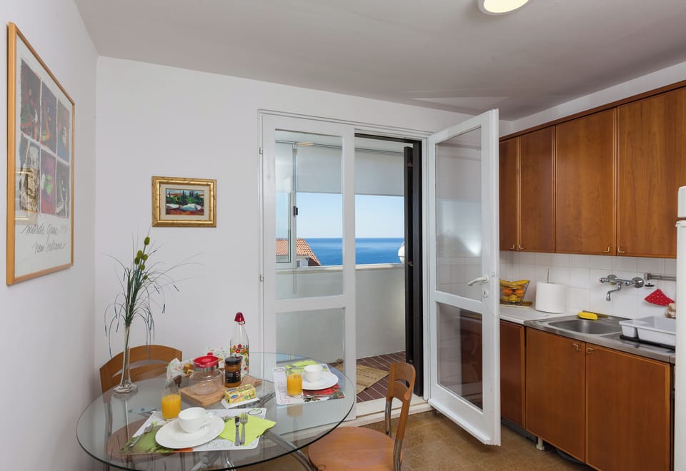 Apartment (One Bedroom Apartment with Loggia and) | Private kitchen | Fridge