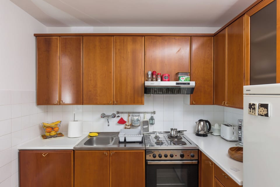 Apartment (One Bedroom Apartment with Loggia and) | Private kitchen | Fridge