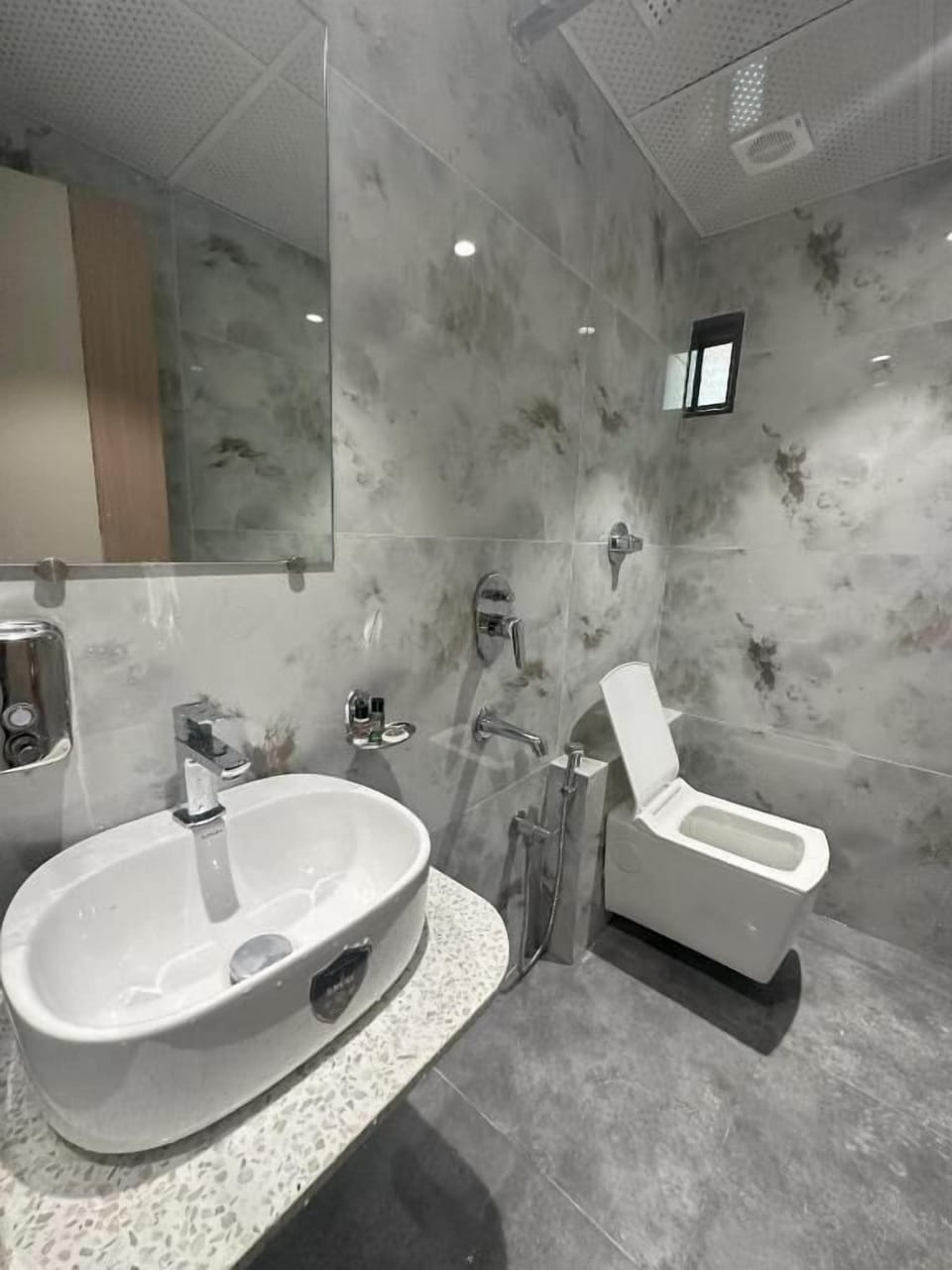 Deluxe Double Room | Bathroom | Shower, towels, soap, shampoo
