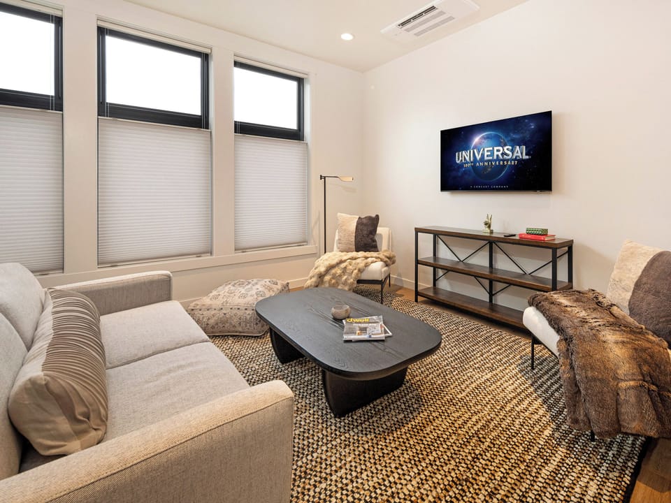 Living room with Smart TV