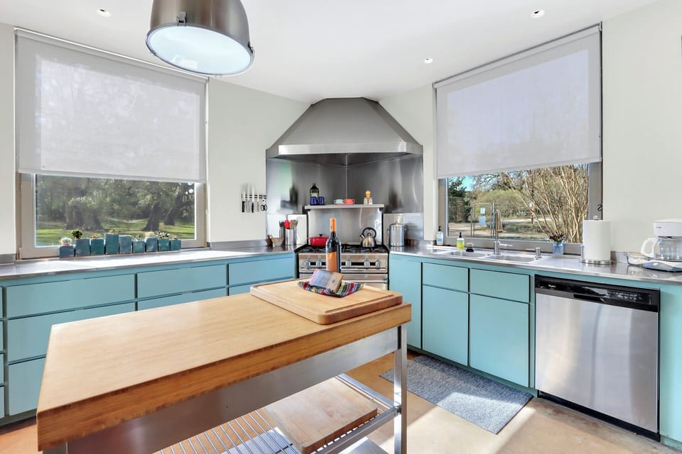 Fully equipped with all appliances needed to cook a meal
