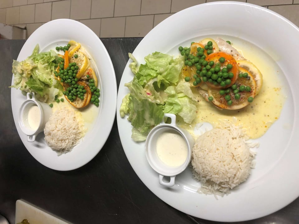 Dinner served