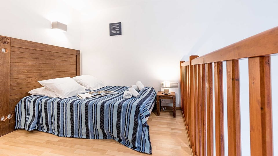 Get a peaceful night sleep in our cozy bedroom.