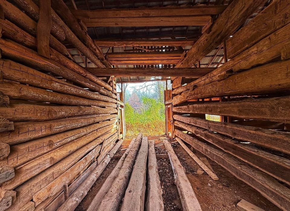 Old barns show the true craftsmanship of a much harder work day, but slower days