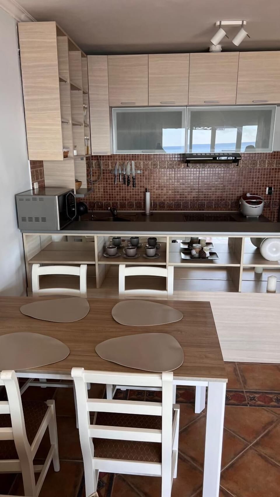 Comfort Apartment, Sea View | Private kitchen | Espresso maker, electric kettle