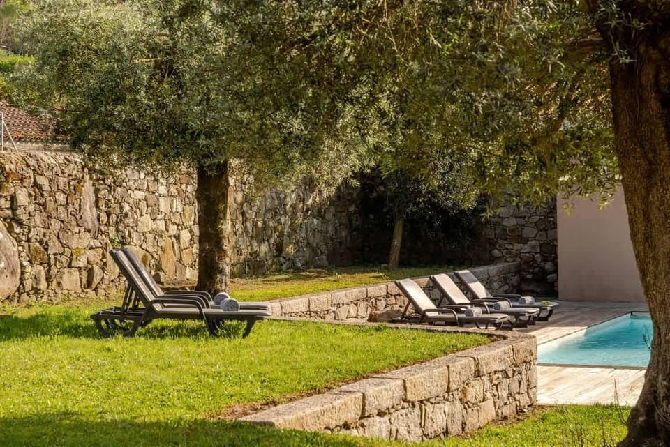 Serene Pool Garden
