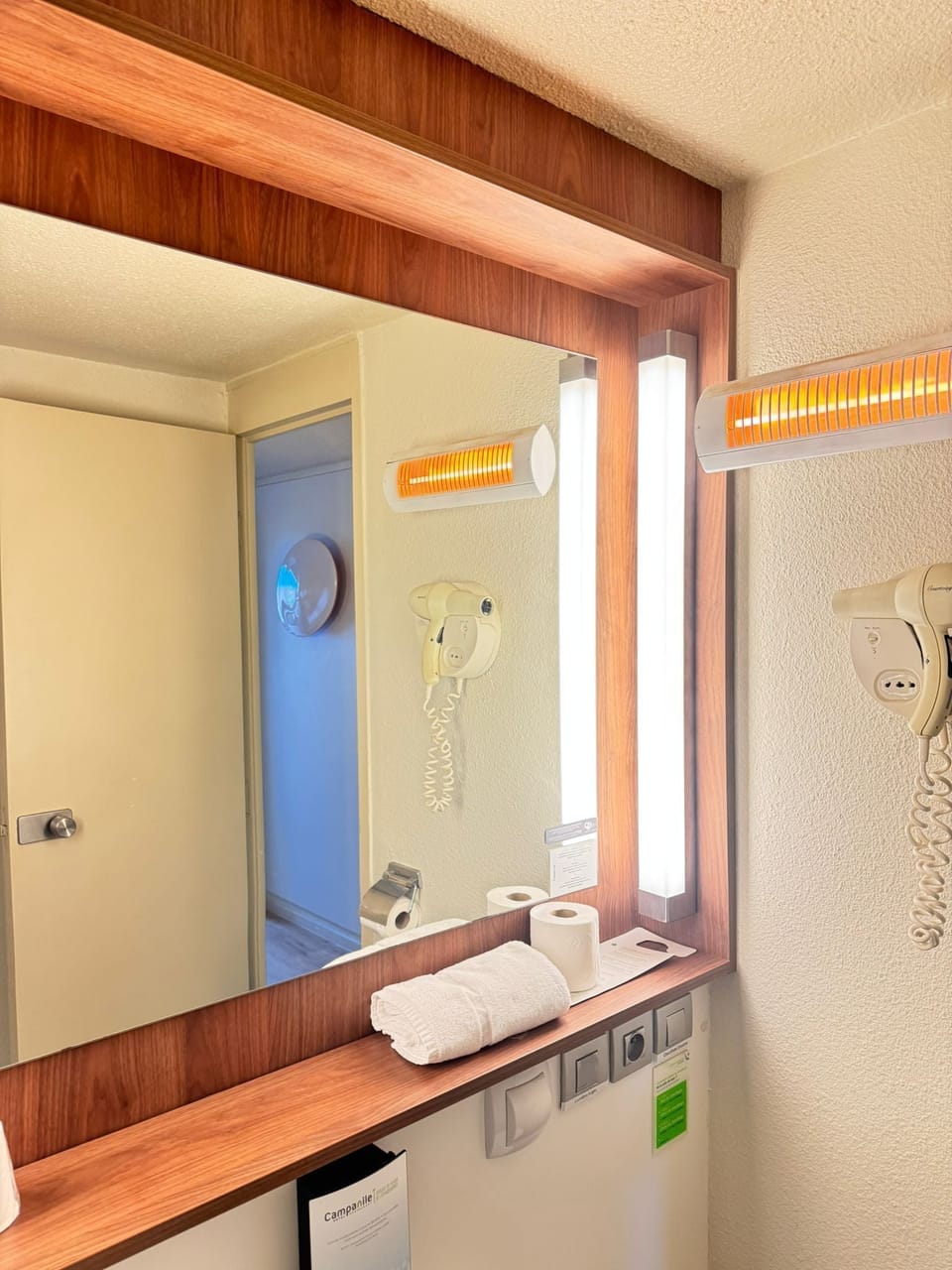 Eco-friendly toiletries, towels