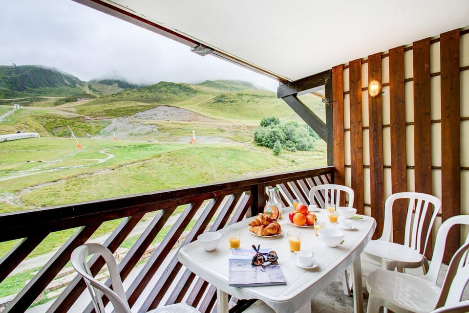 Open the door and step out onto your private balcony!