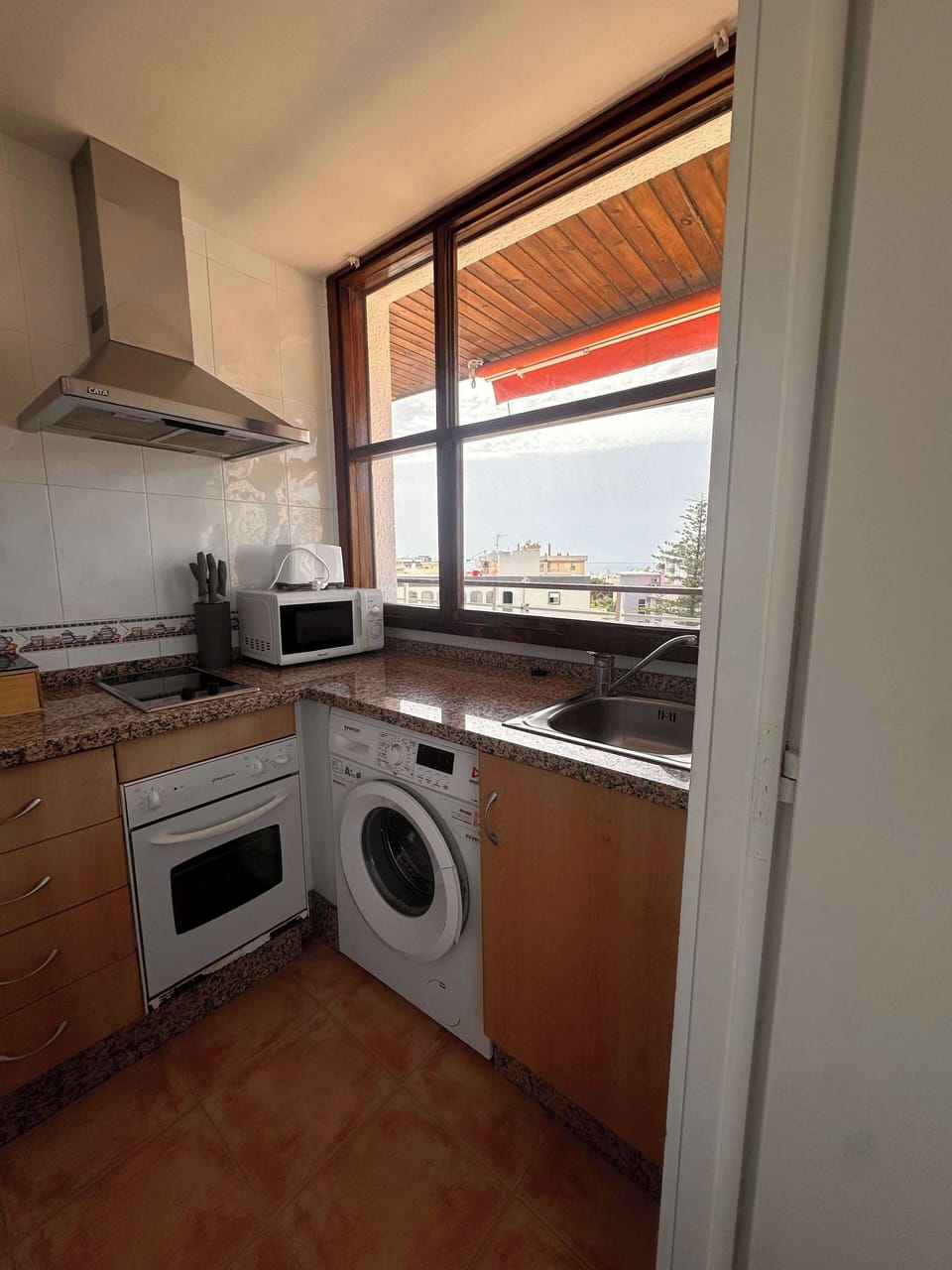 Cocina completa con maravillosas vistas
