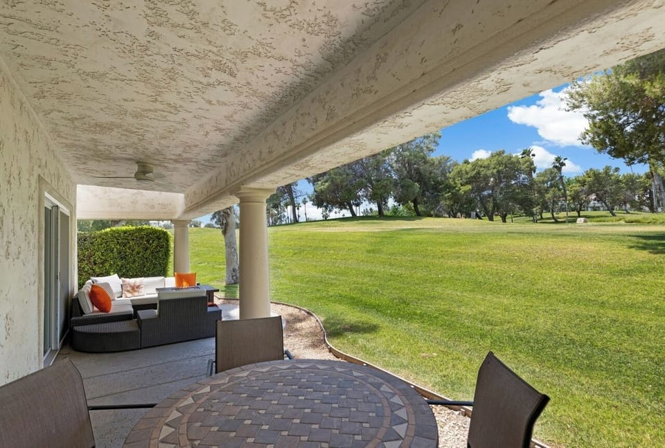Backyard view