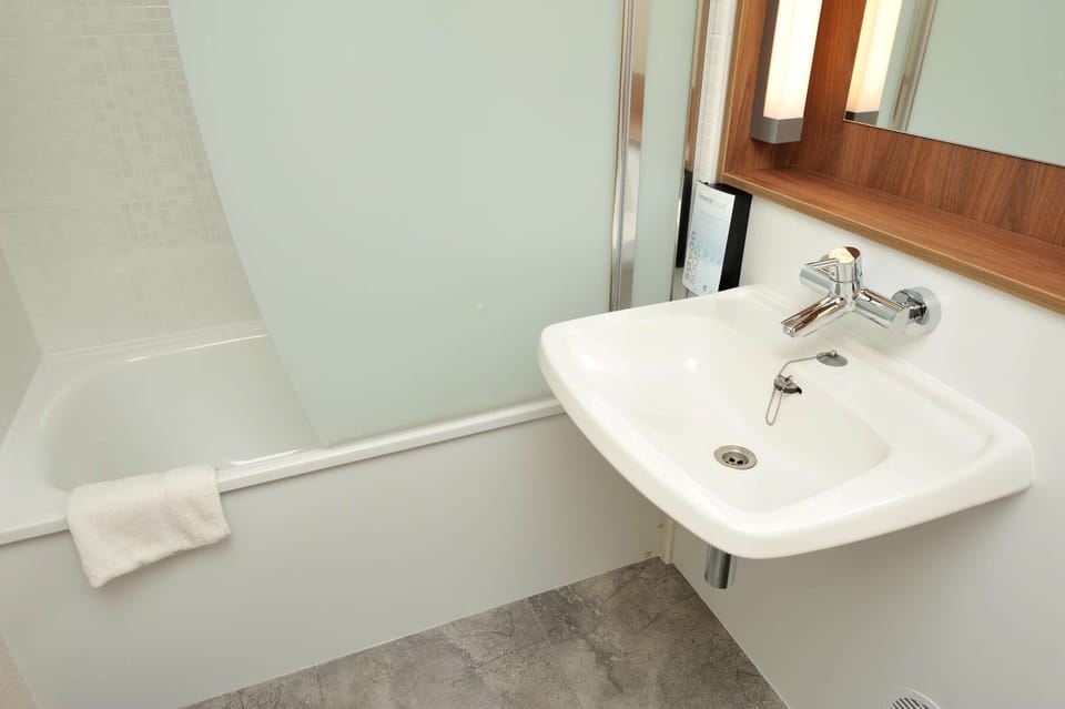 Eco-friendly toiletries, towels, soap, shampoo