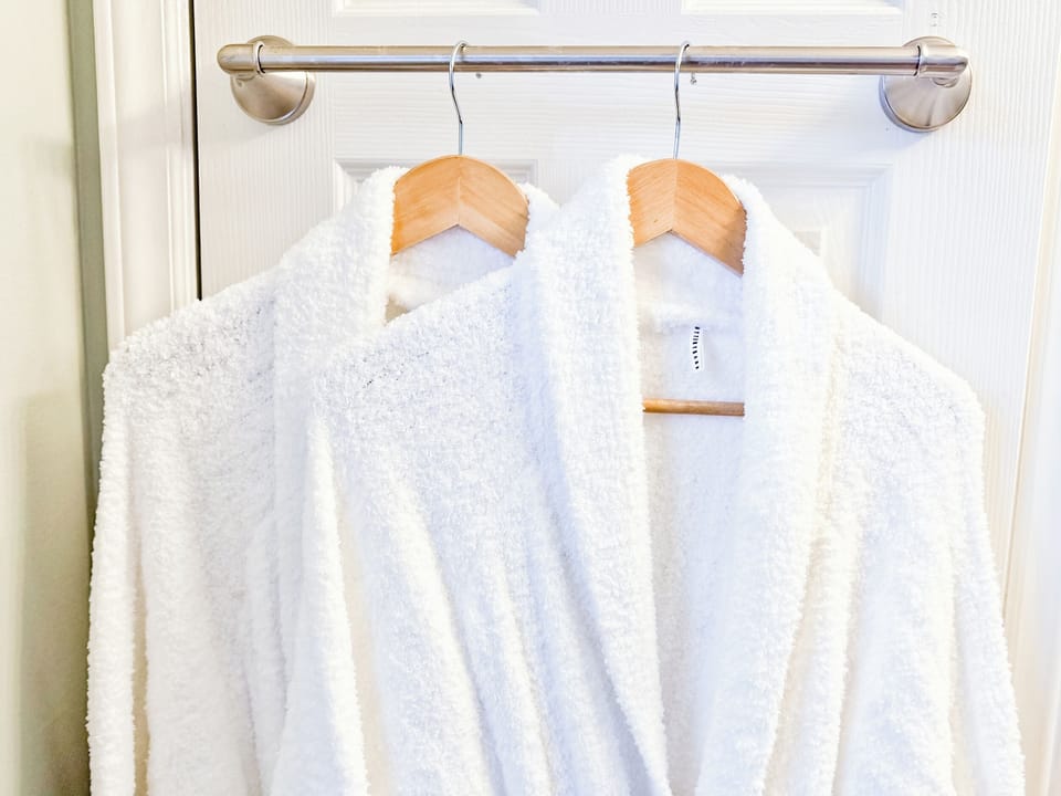 Pottery Barn cozy robes