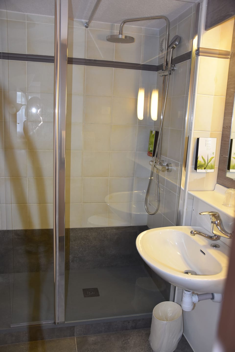 Free toiletries, hair dryer, towels