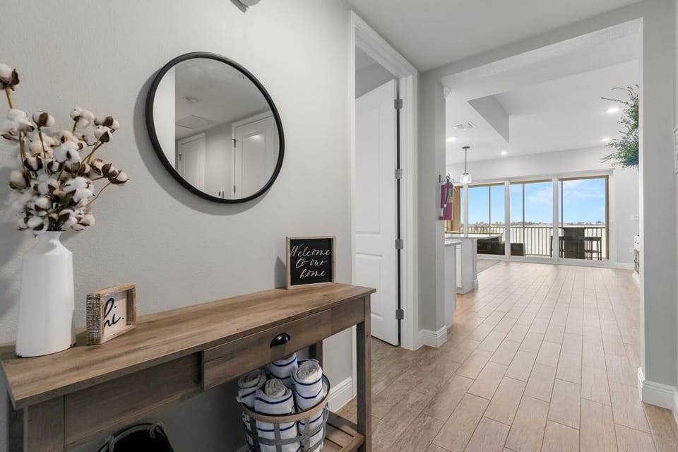 From the moment you enter, our entryway invites you to feel right at home.