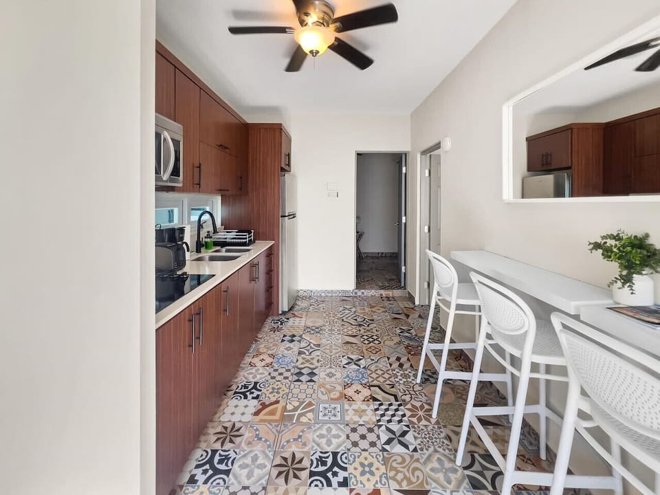 Comfort meets style in this inviting, contemporary space.