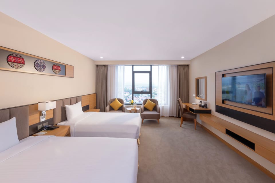 Deluxe Twin Room, City View | View from room