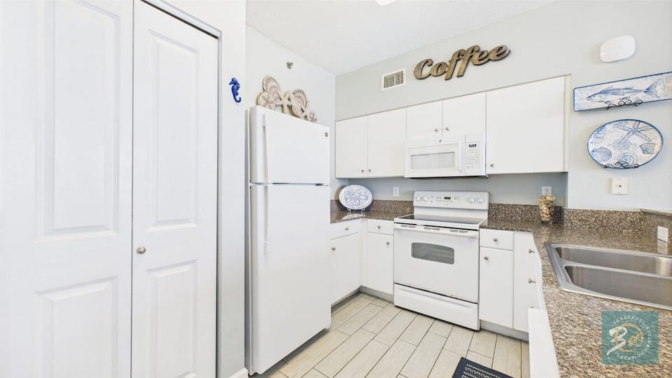 Full kitchen with all the cooking essentials