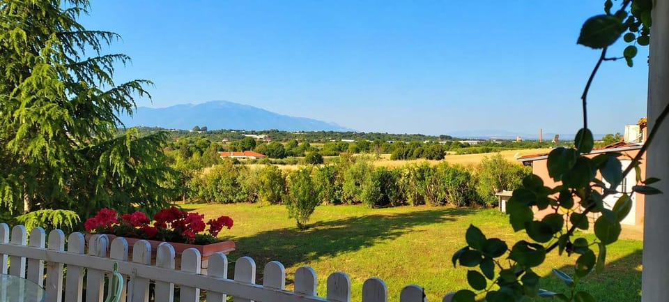 Panoramic Countryside and Mountain Views from the Villa