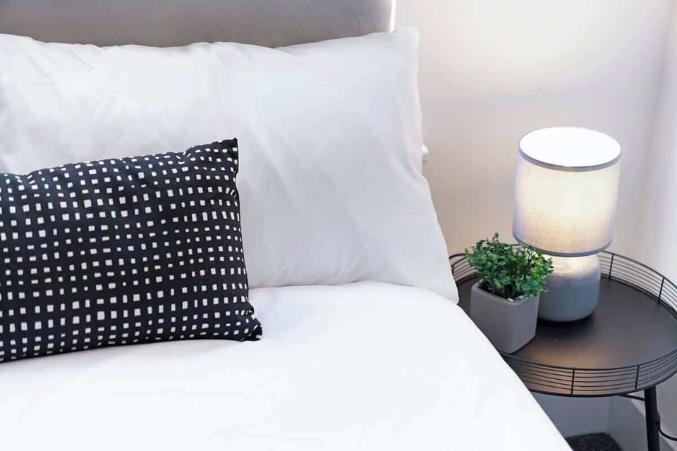 Bedroom 1 benefits from a comfortable double-sized bed with plenty of storage. 