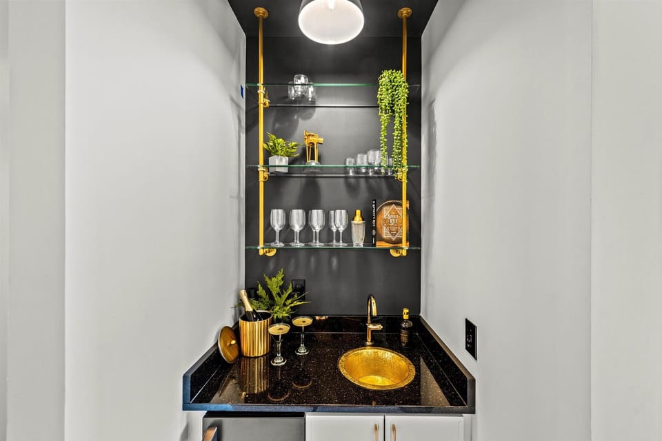 Sip, socialize, and unwind at your very own private bar. Designed with modern flair, it’s the perfect spot to mix cocktails, share laughs, and kick back after a day of Smoky Mountain adventures.