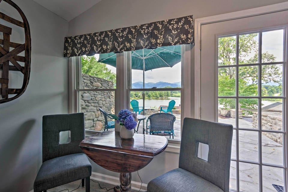 Enjoy breakfast or coffee before heading out for the day