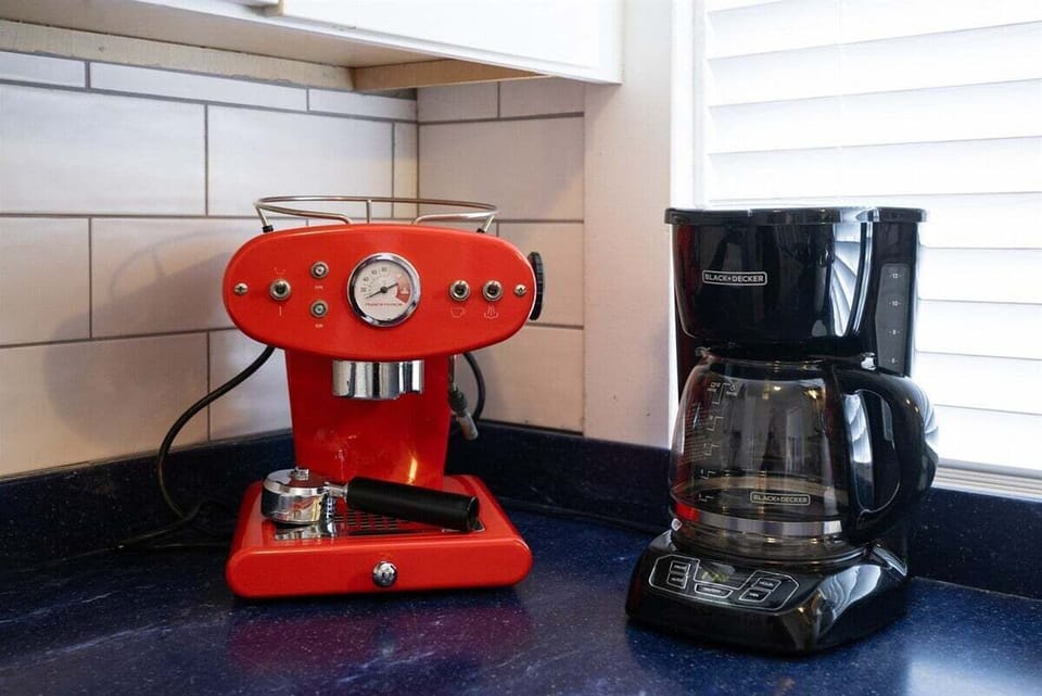 Brew your perfect cup every time—our drip coffee maker and Keurig have your morning covered!