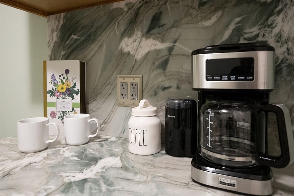 Coffee and tea at the ready—because great days in Savannah start with a perfect sip.