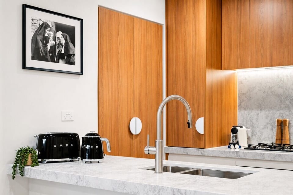Cook up a feast in the fully equipped kitchen that has quality appliances.
