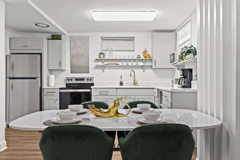 Kitchen: Whip up delicious meals in this well-equipped and inviting kitchen.