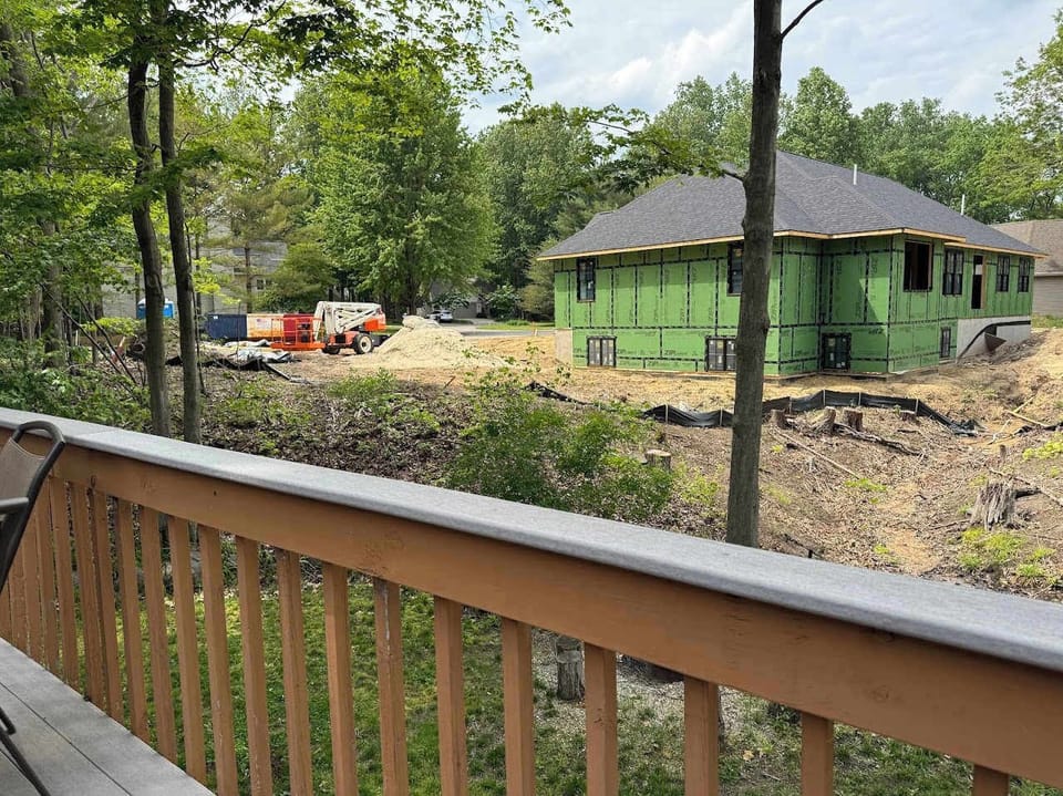 Current construction behind Summerwood